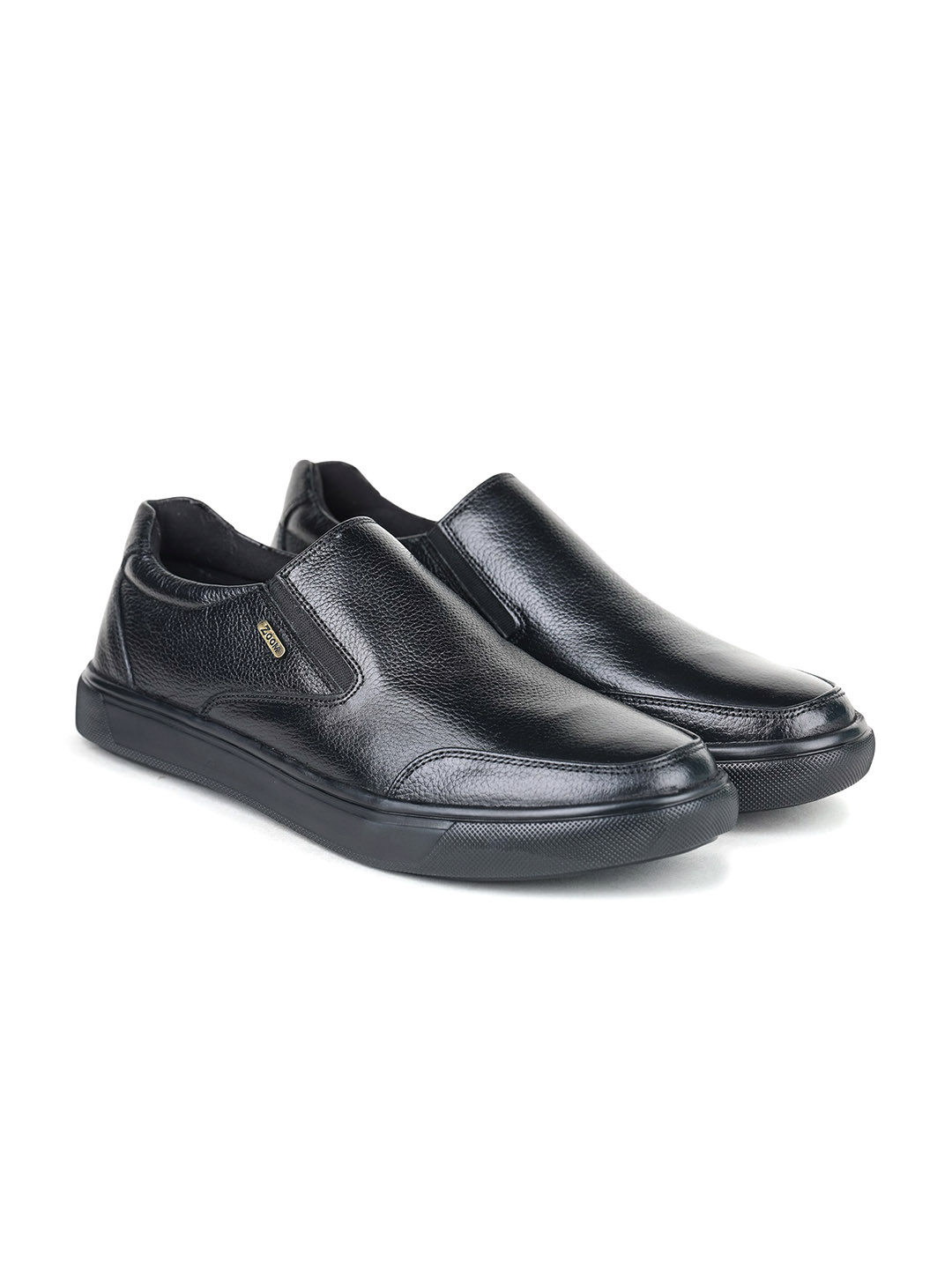 Zoom Shoes Men Leather Slip-On Sneakers