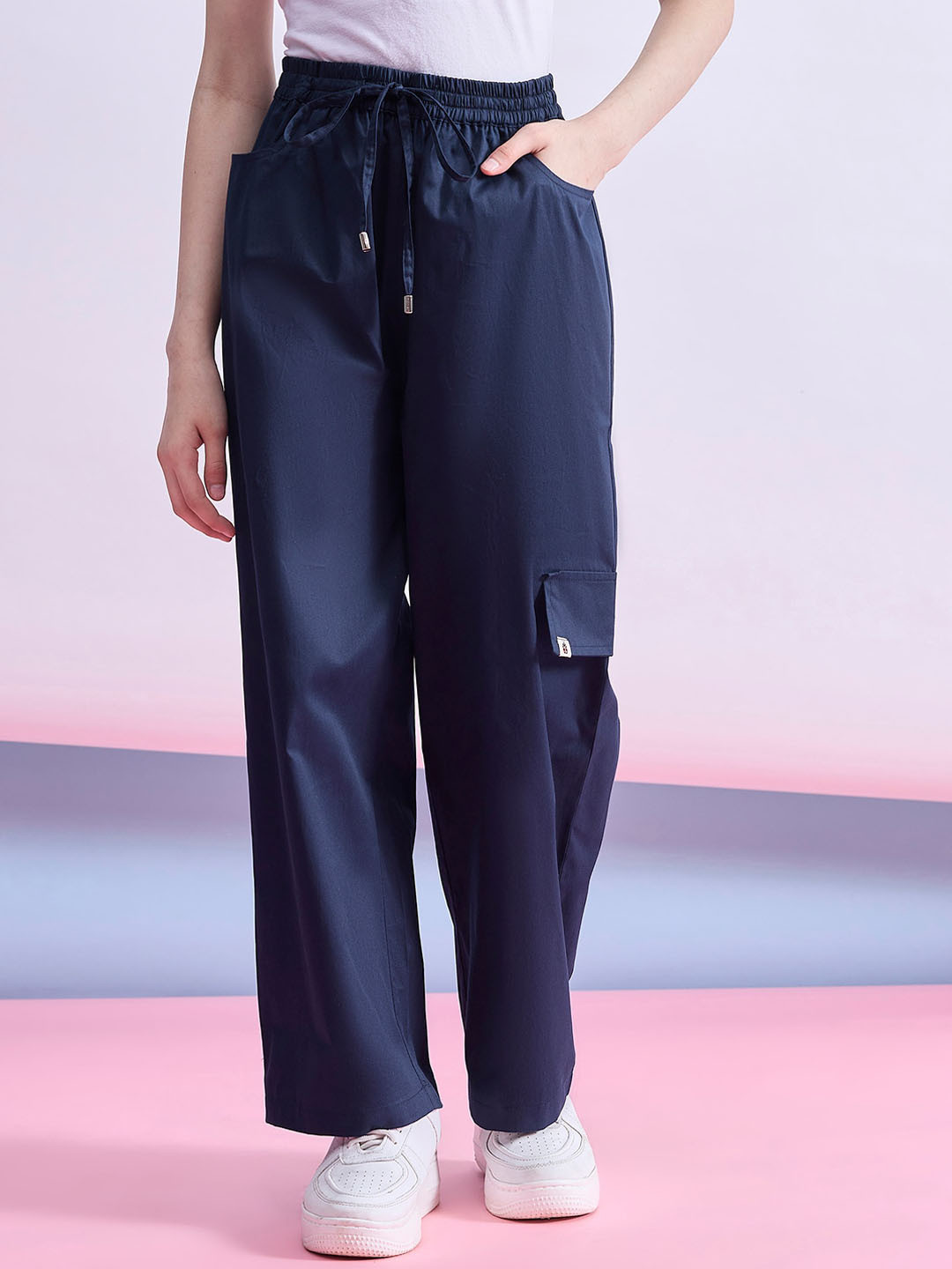 Stylo Bug Girls Relaxed Straight Leg Straight Fit Regular Trouser