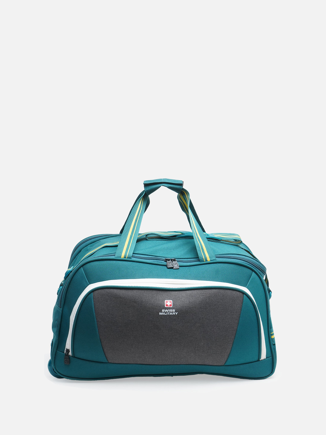 SWISS MILITARY Trinity Printed  Large Duffel Trolley Bag