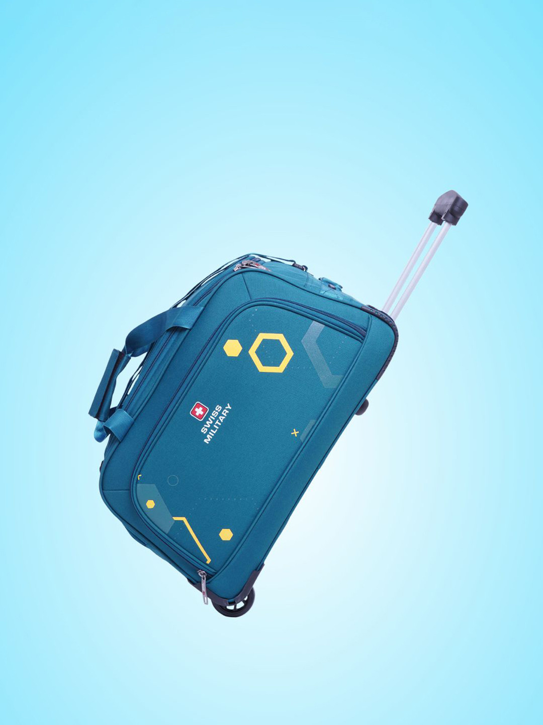 SWISS MILITARY Sprint Printed Large Duffel Trolley Bag-101 to 150 L