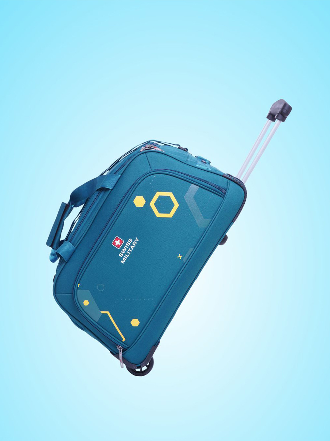 SWISS MILITARY Sprint Printed Medium Duffel Trolley Bag-51-100L