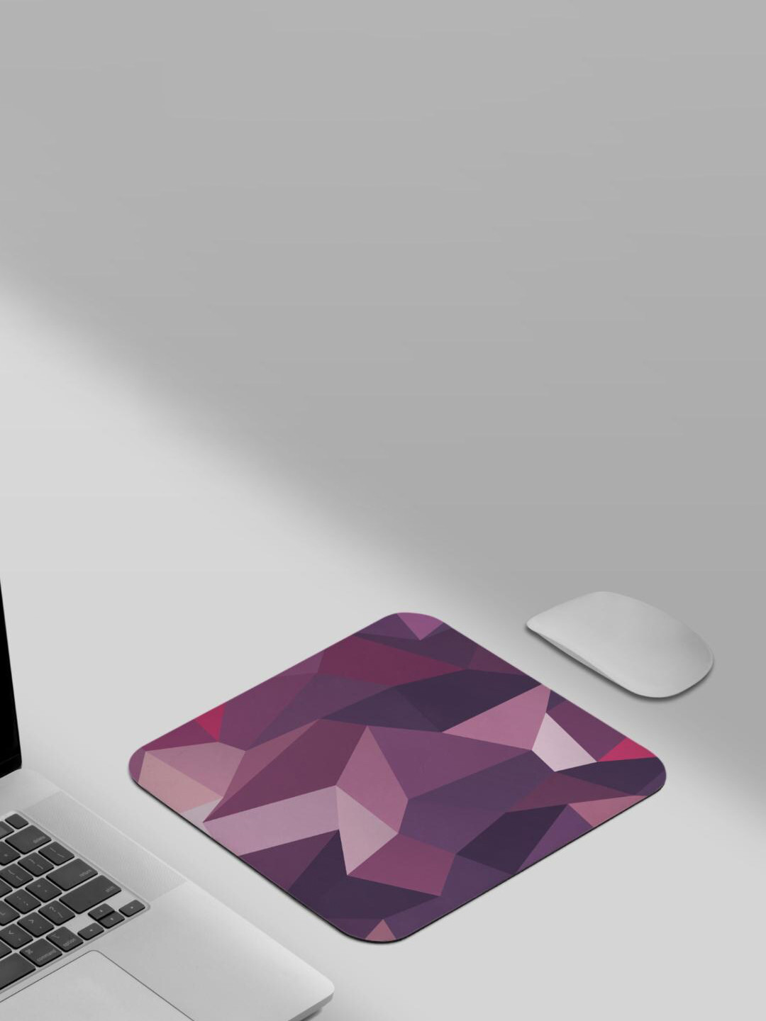 RISH Purple & Pink Printed Non-Slip-Resistant Rubber Mouse Pad