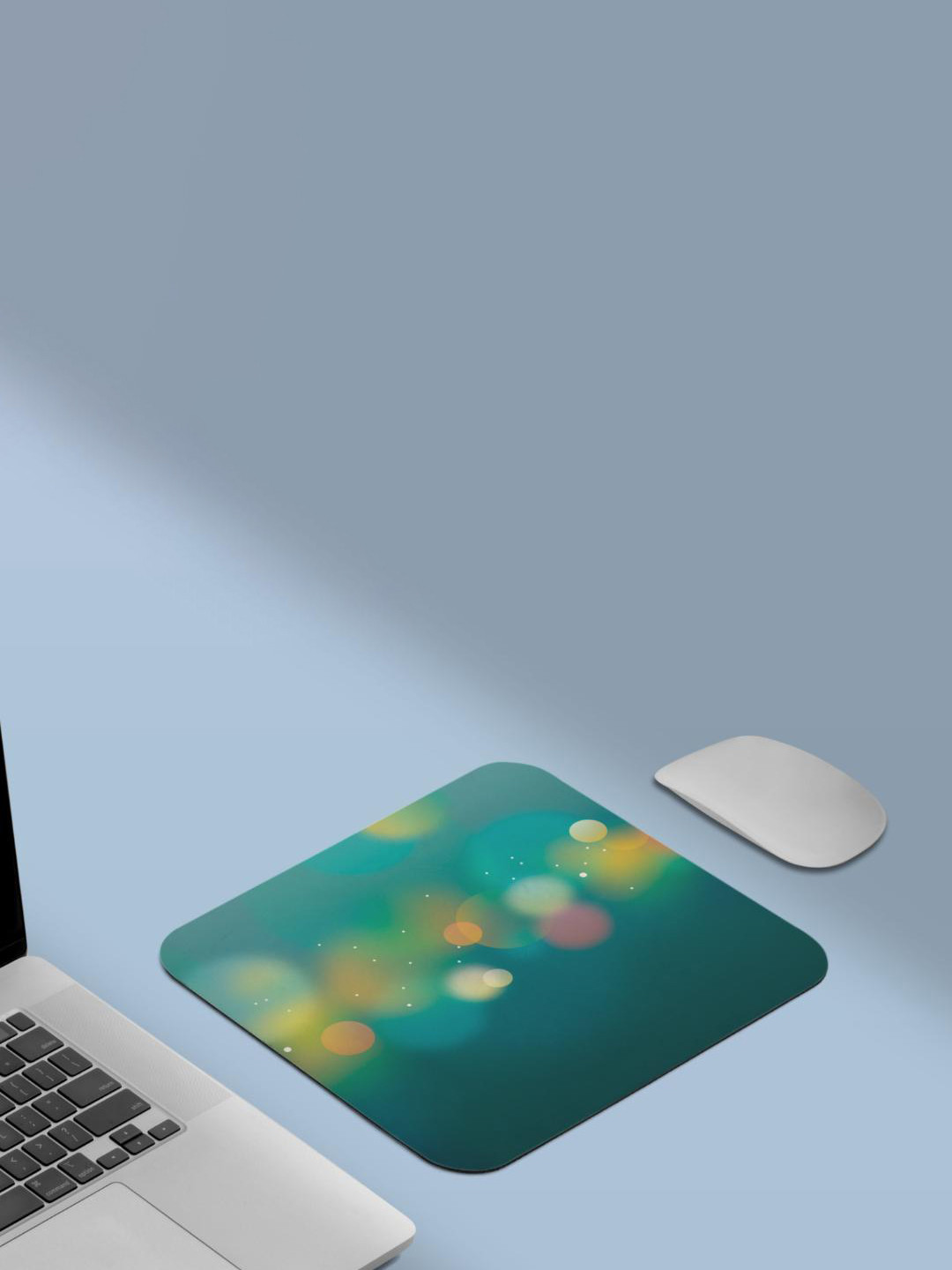 Rish Green Printed Non-Slip-Resistant Rubber Base Mouse Pad