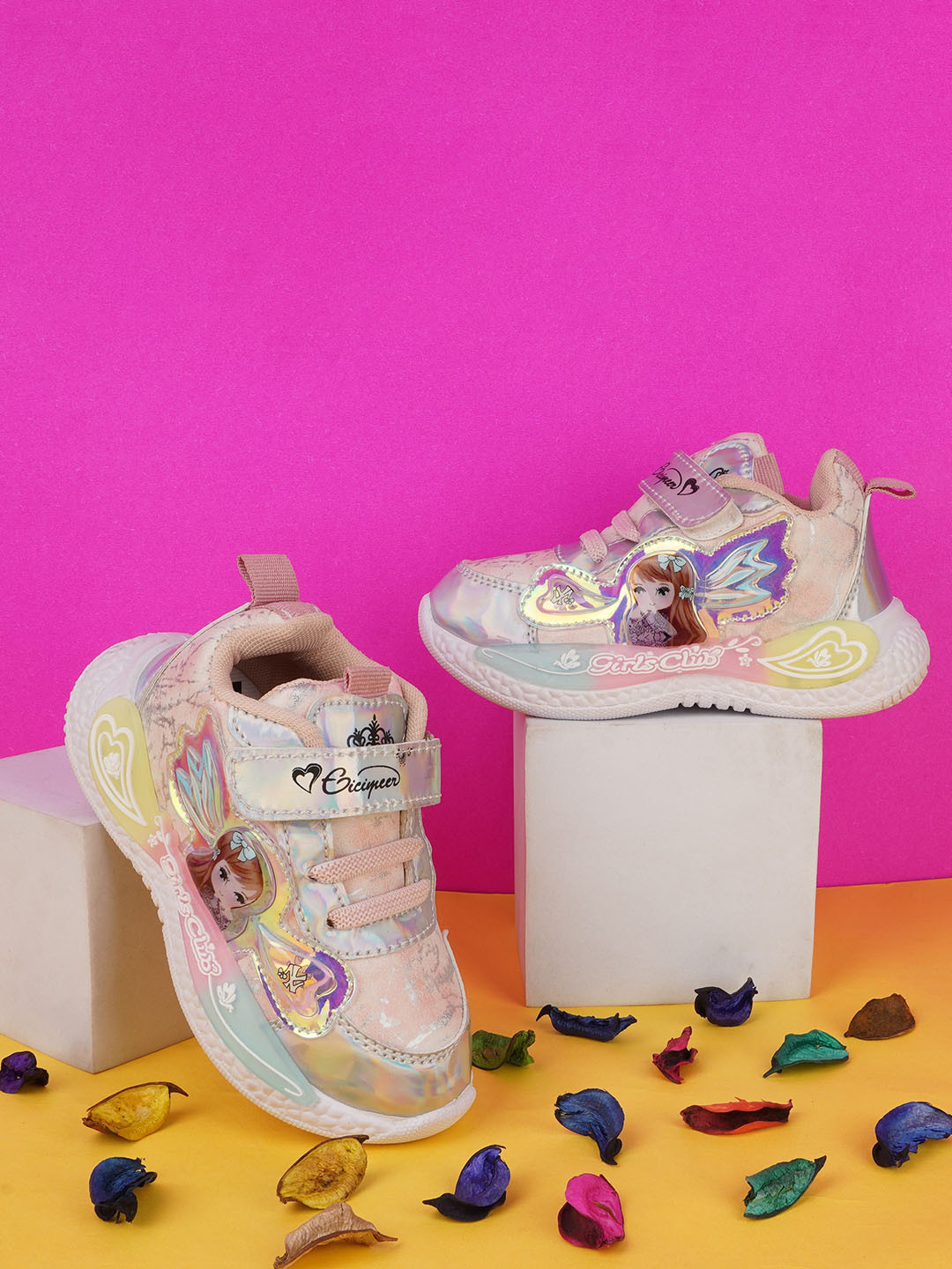 BAESD Kids Barbie Printed Sneakers