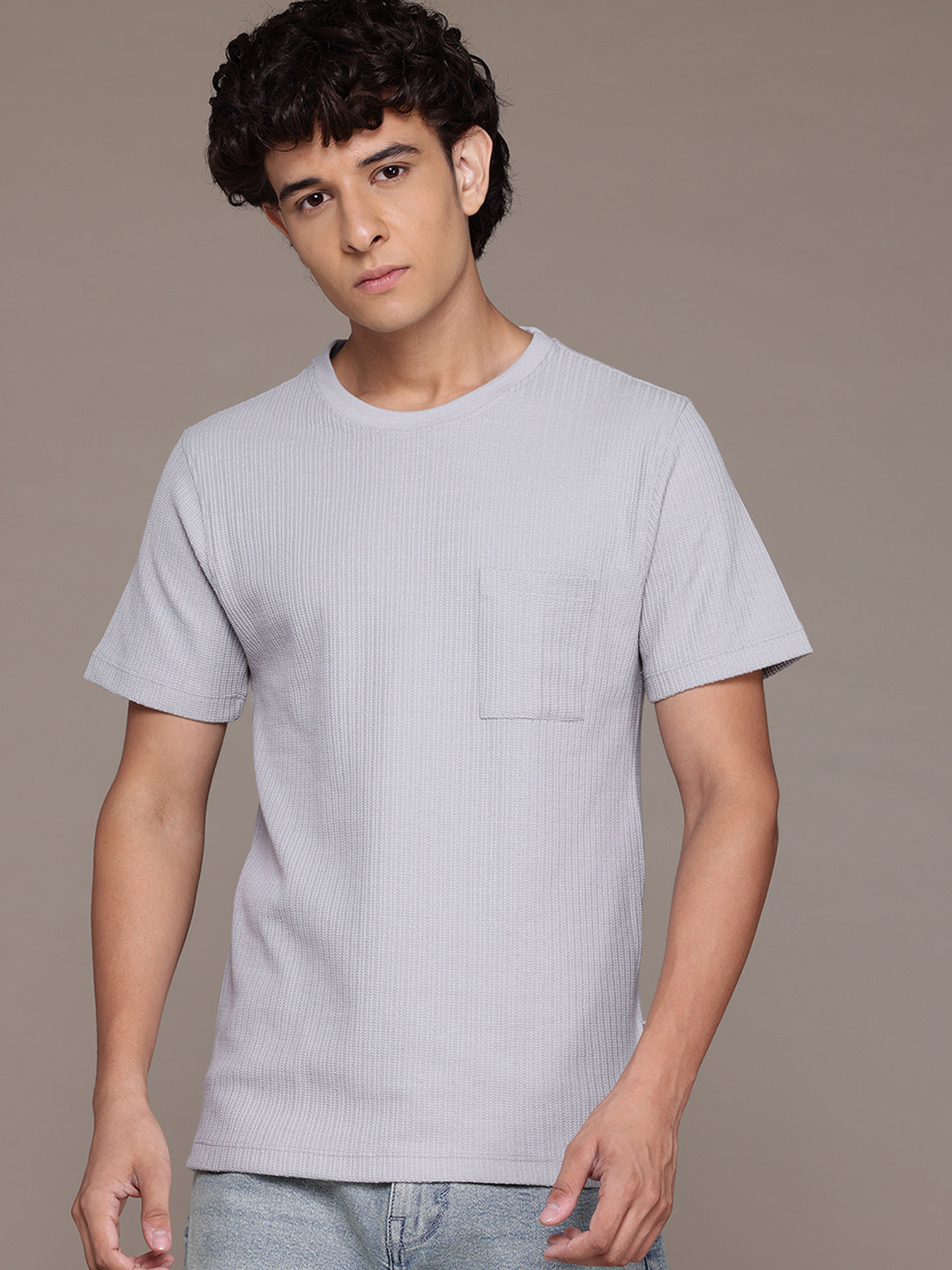 The Roadster Lifestyle Co. Chest Pocket Detail Relaxed Fit T-shirt