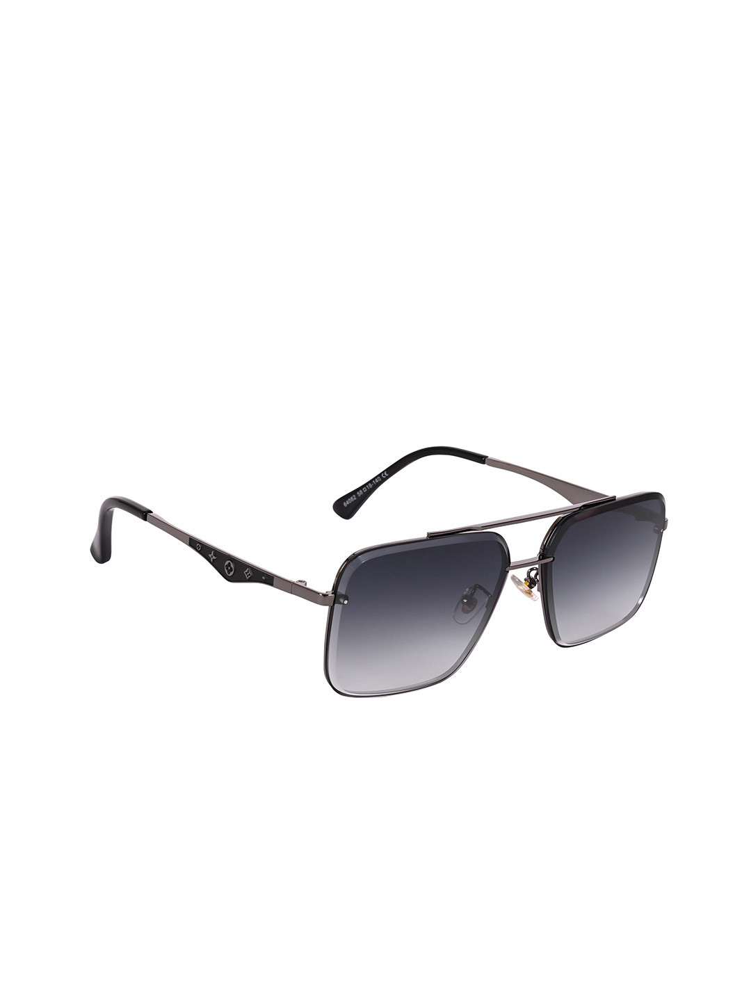 AISLIN Men Wayfarer Sunglasses With UV Protected Lens ES_12883-91-AS-64082-BLK-GNBK-WF