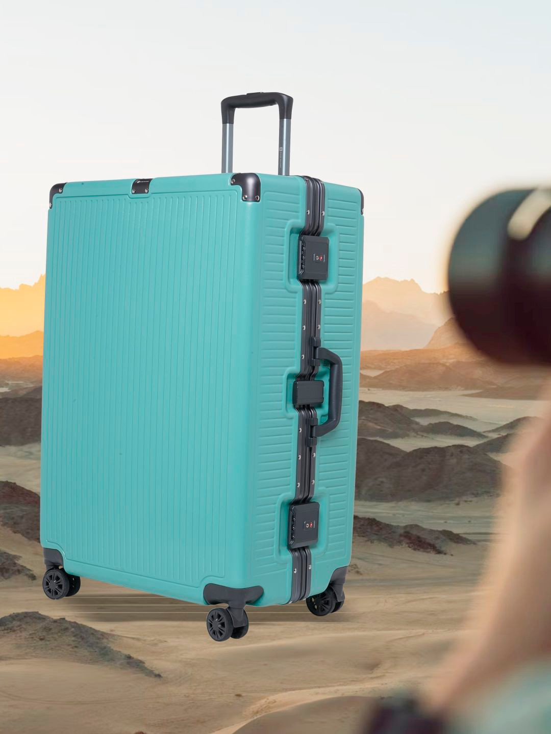 SWISS MILITARY Hard Sided Large Trolley Bag-101 to 150 L