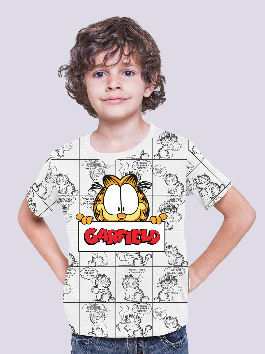 Happy Faces Boys Graphic Printed Pure Cotton T-shirt