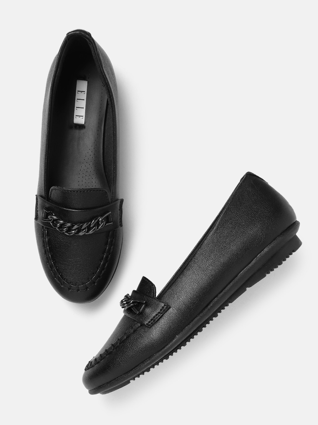 ELLE Women Chain Detail Ballerinas