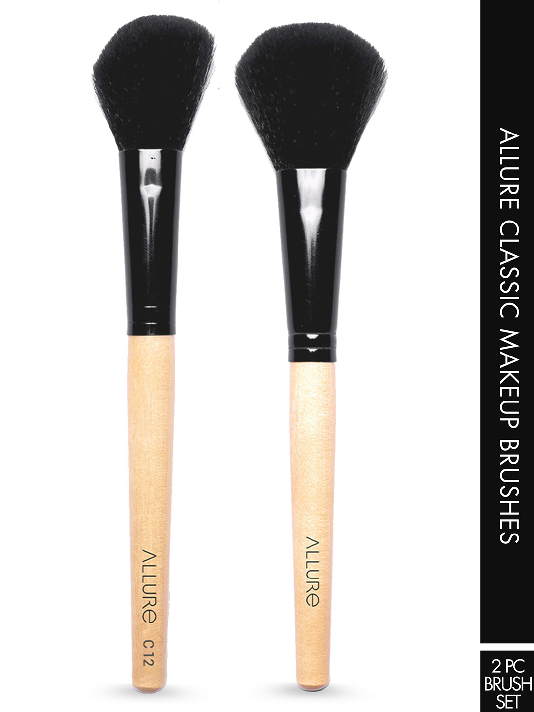 ALLURE Set Of 2 Powder & Contour Brush