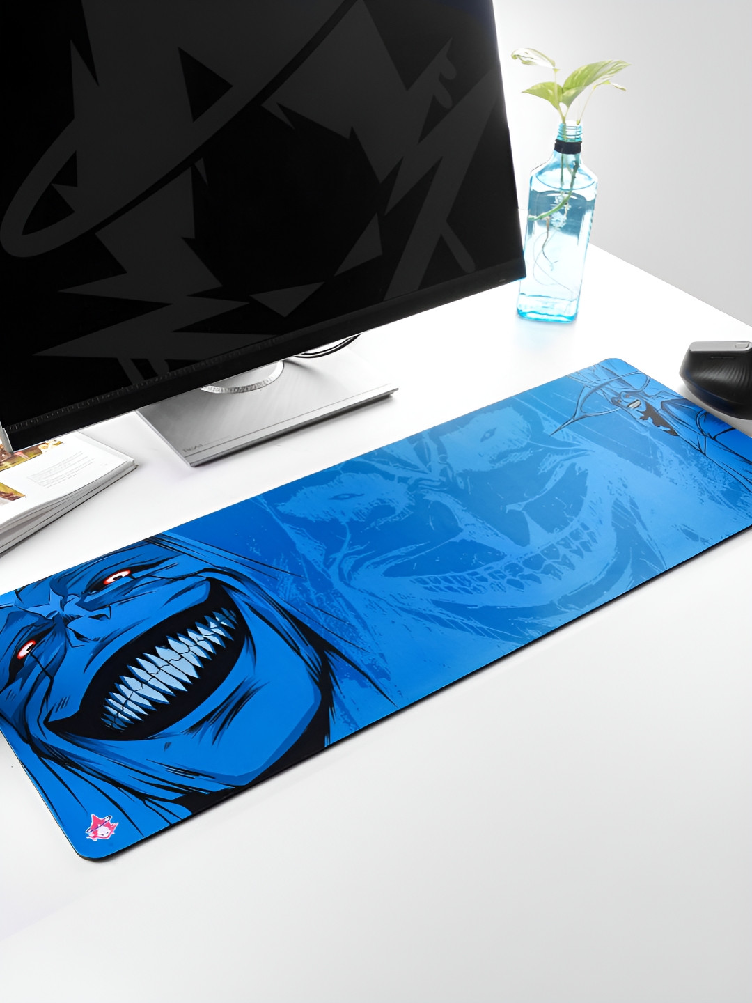 COMICSENSE Blue & Black Solo Leveling Anime Printed Anti Slip Splash Proof Desk Organiser