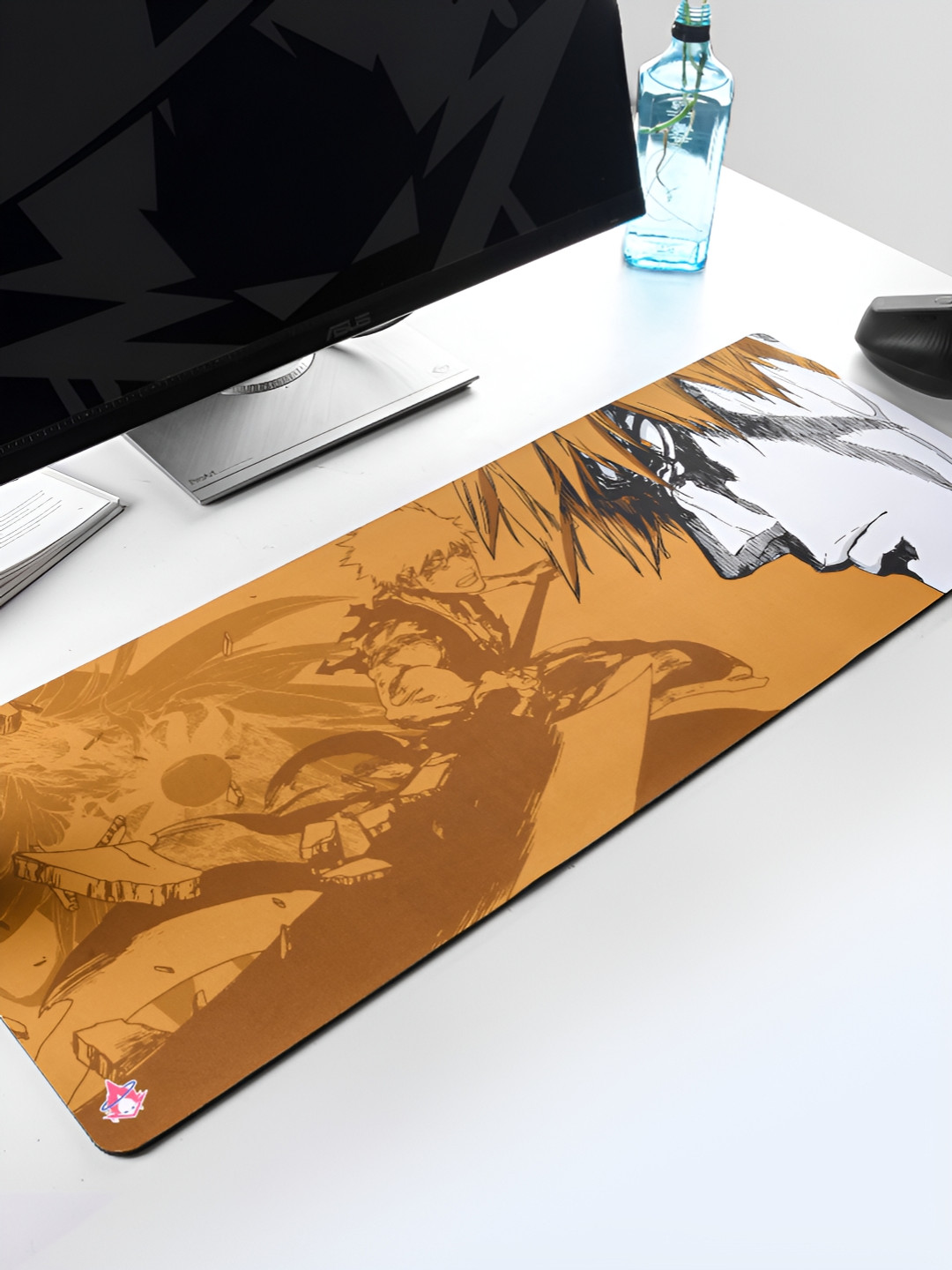 COMICSENSE Beige & Brown True Bankai Anime Printed Anti Slip Splash Proof Desk Organiser