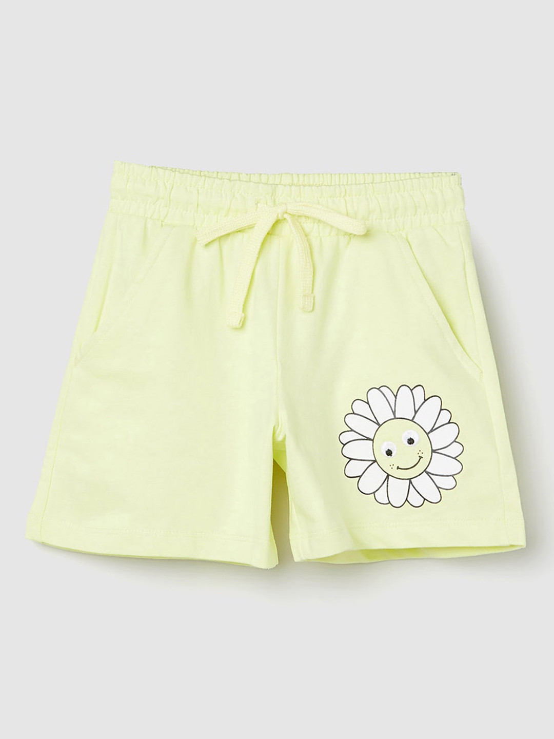 max Solid Mid-Rise Regular Fit Cotton Casual Shorts