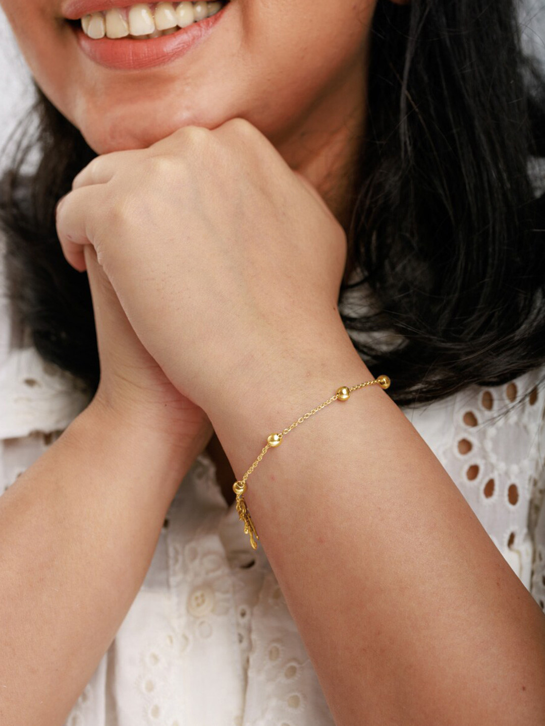 Trisu Sterling Silver Gold-Plated Wraparound Bracelet