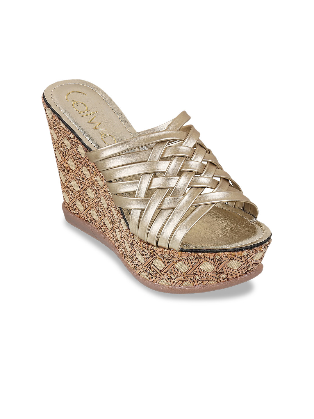 Catwalk Strappy Wedge Heels