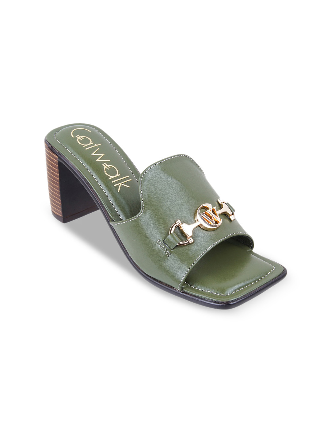 Catwalk Embellished Block Heels