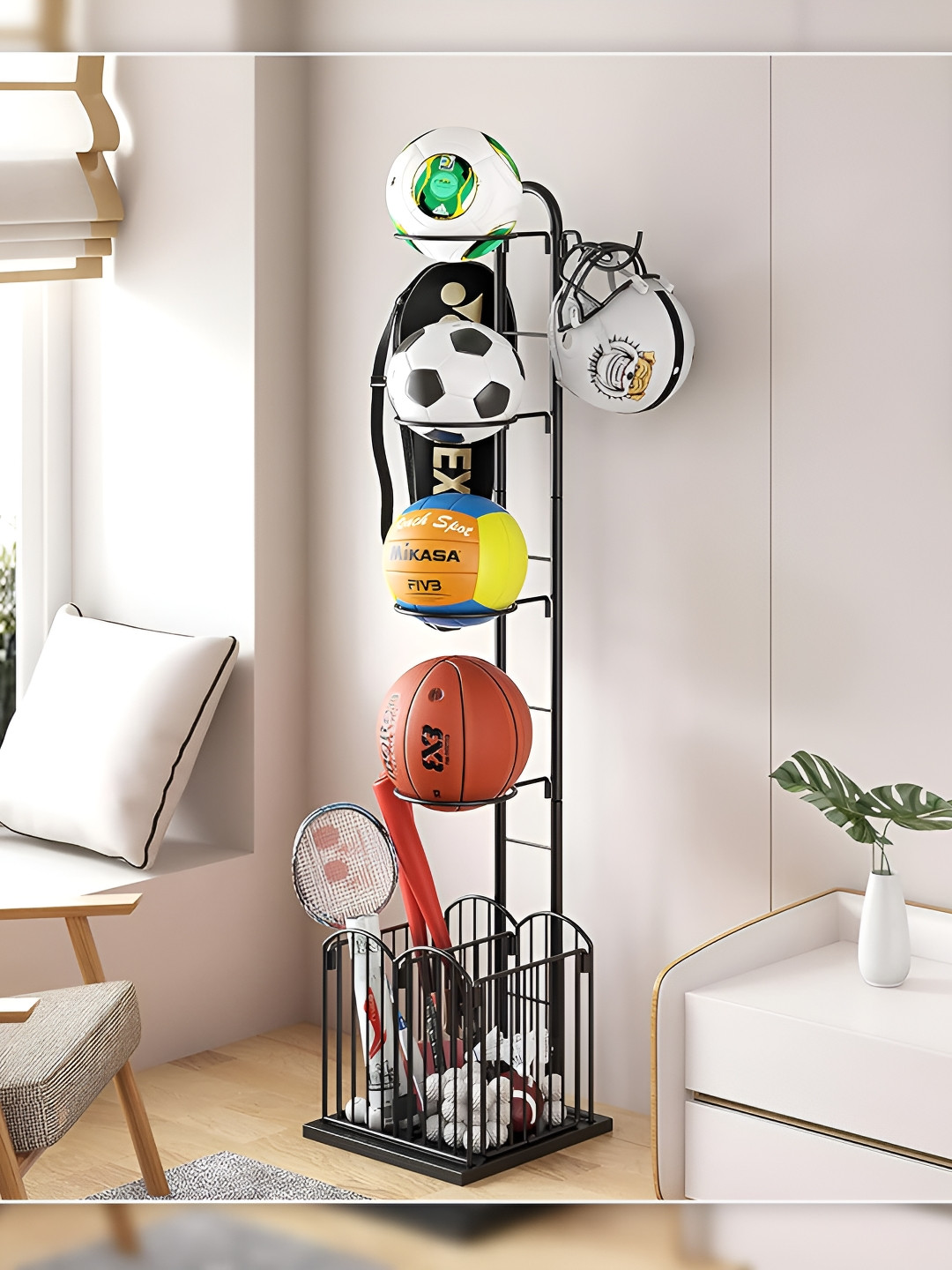 Arhat Organizers Black Metal Regular Game Gear Organizer