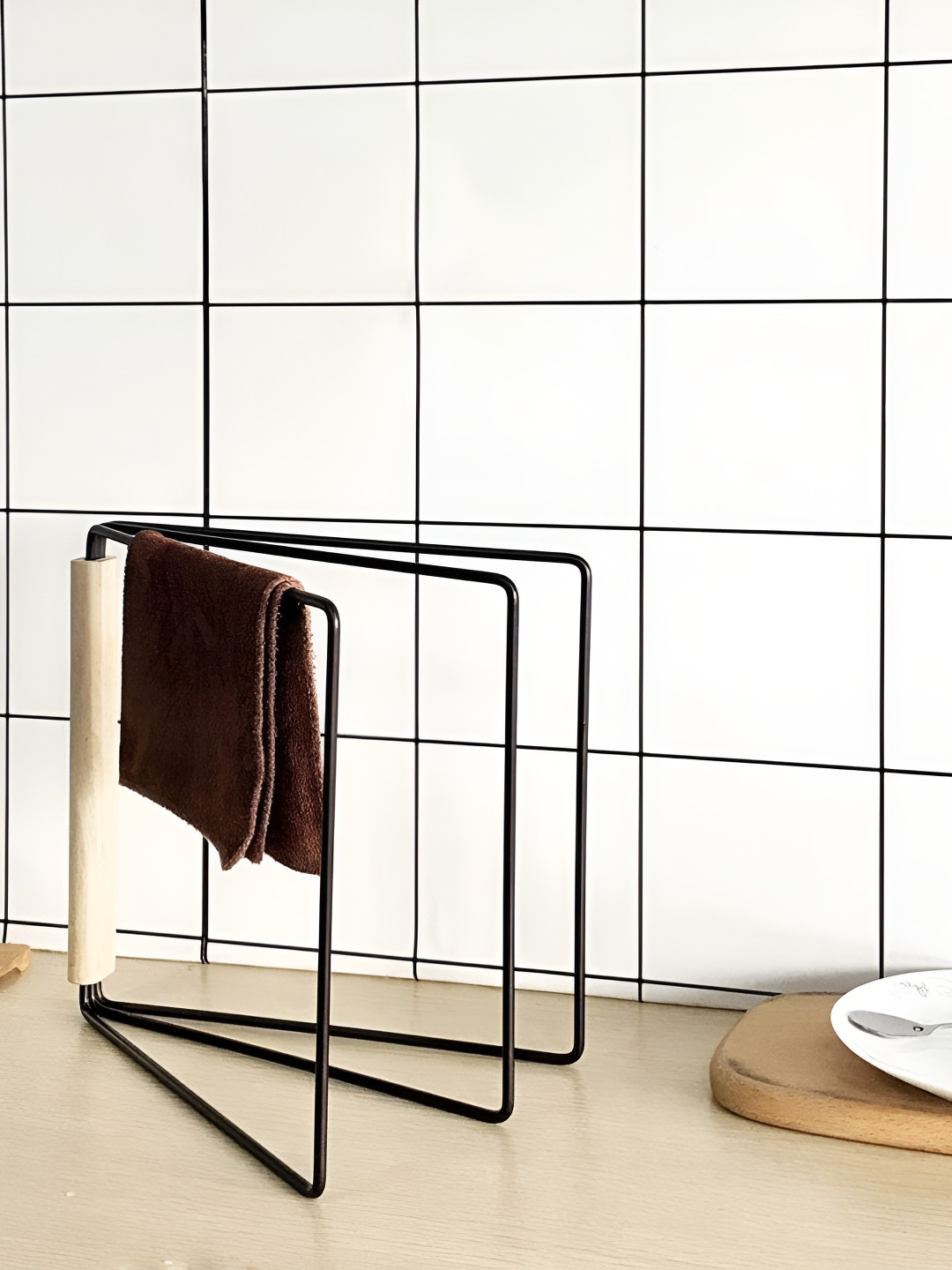 Arhat Organizers Black Foldable Napkin Holder