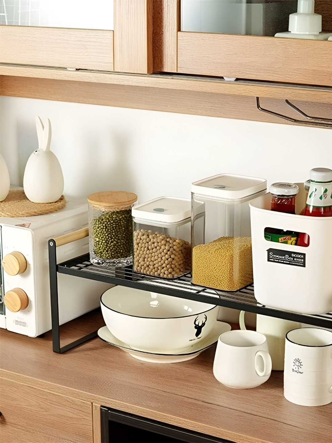 Arhat Organizers Black Regular Stylish Table Organiser