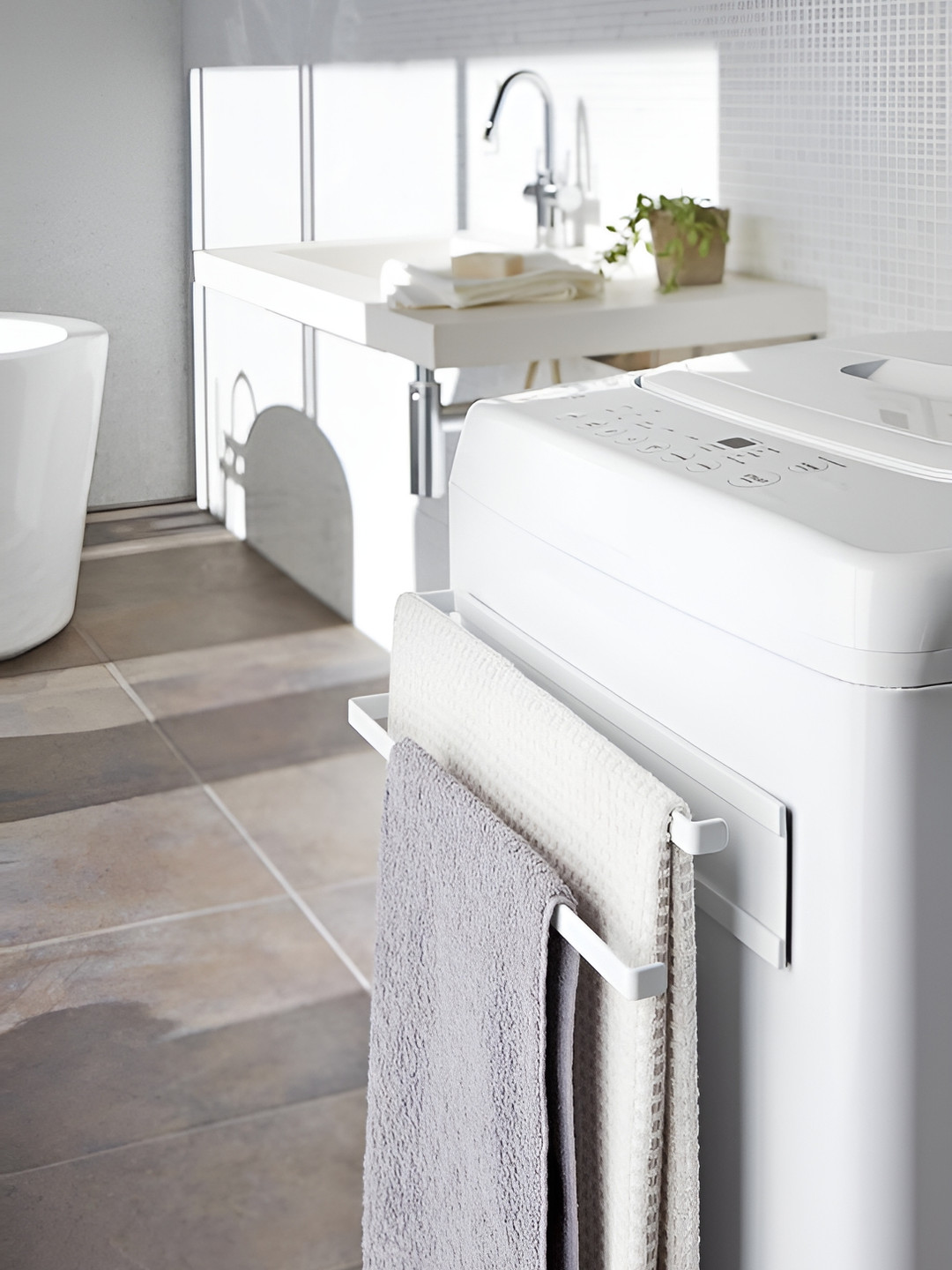 Arhat Organizers White Magnetic Double Tissue Holder