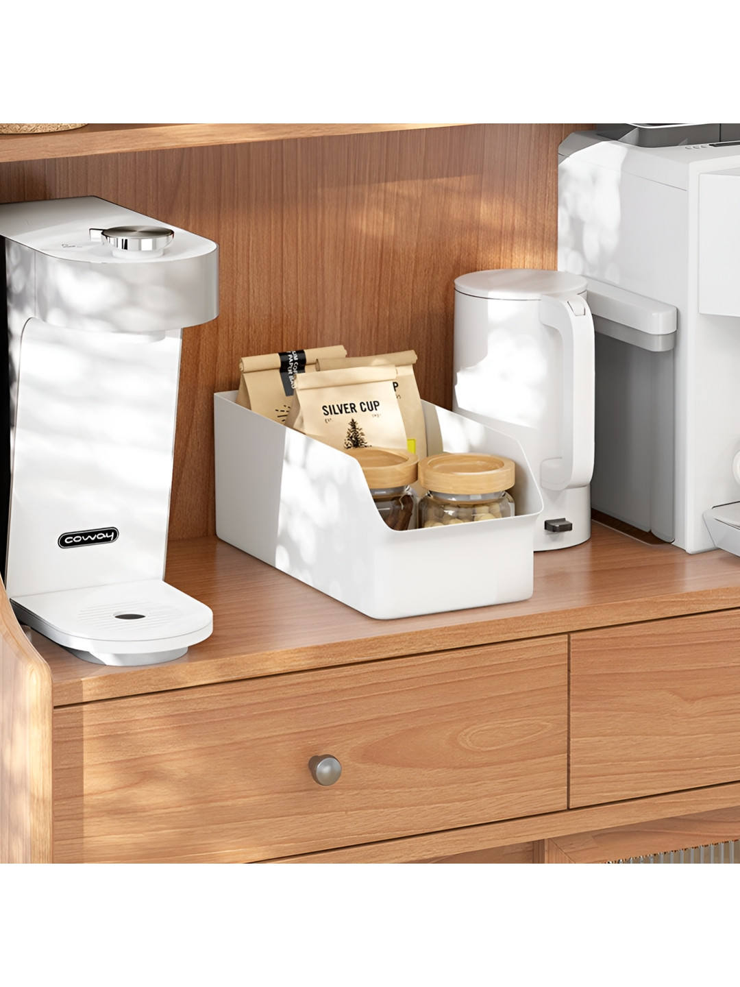 Arhat Organizers White 2Pcs Regular Drawer Organisers