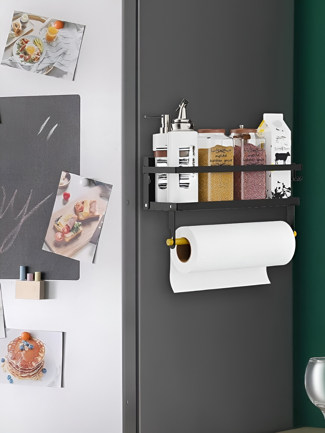 Arhat Organizers Black Regular Storage Caddy Organiser