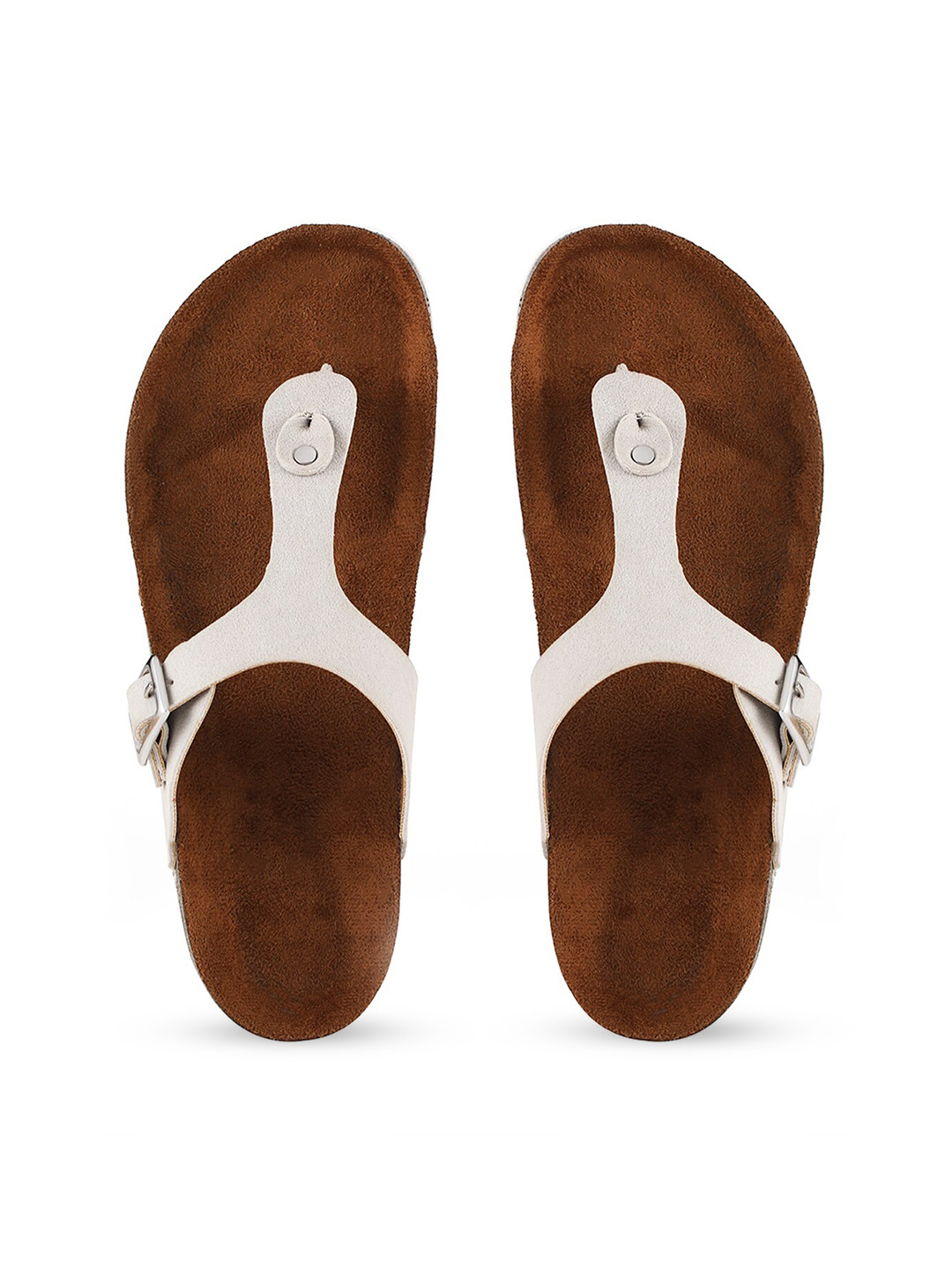 MOZAFIA Women T-Strap Flats