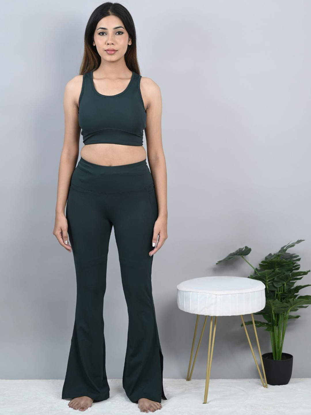 Mlada Women Regular Bootcut Trousers