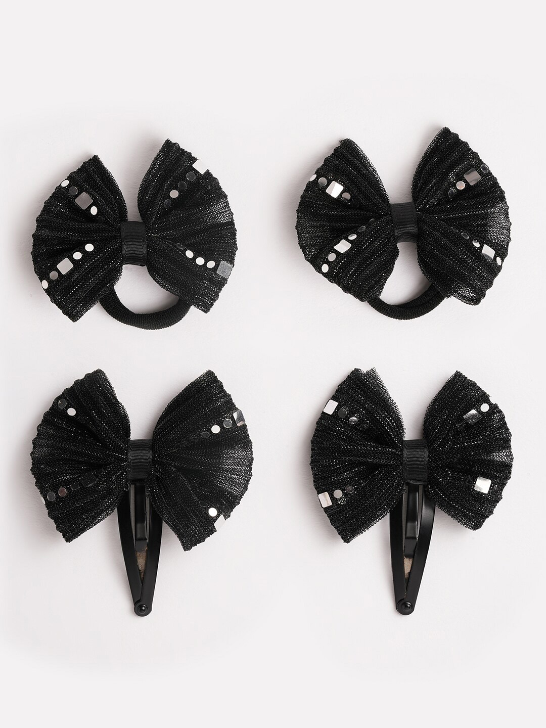 RIBBON CANDY Girls Set of 4 Tic Tac Hair Clip