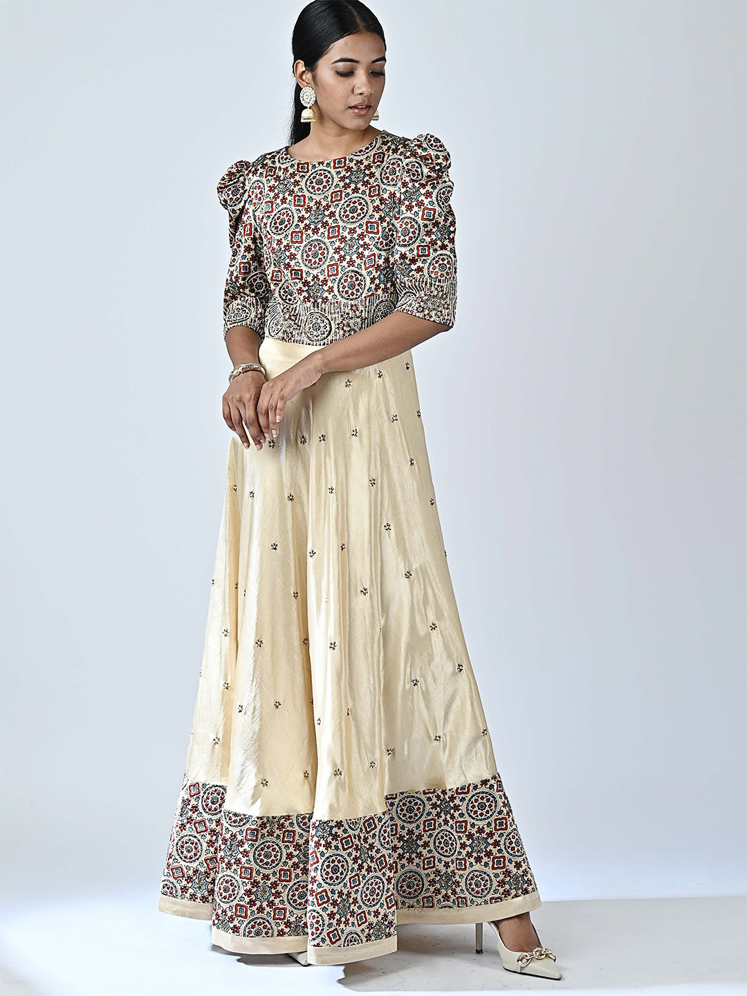 Sejal Kamdar Embellished Crepe Anarkali Maxi Dress