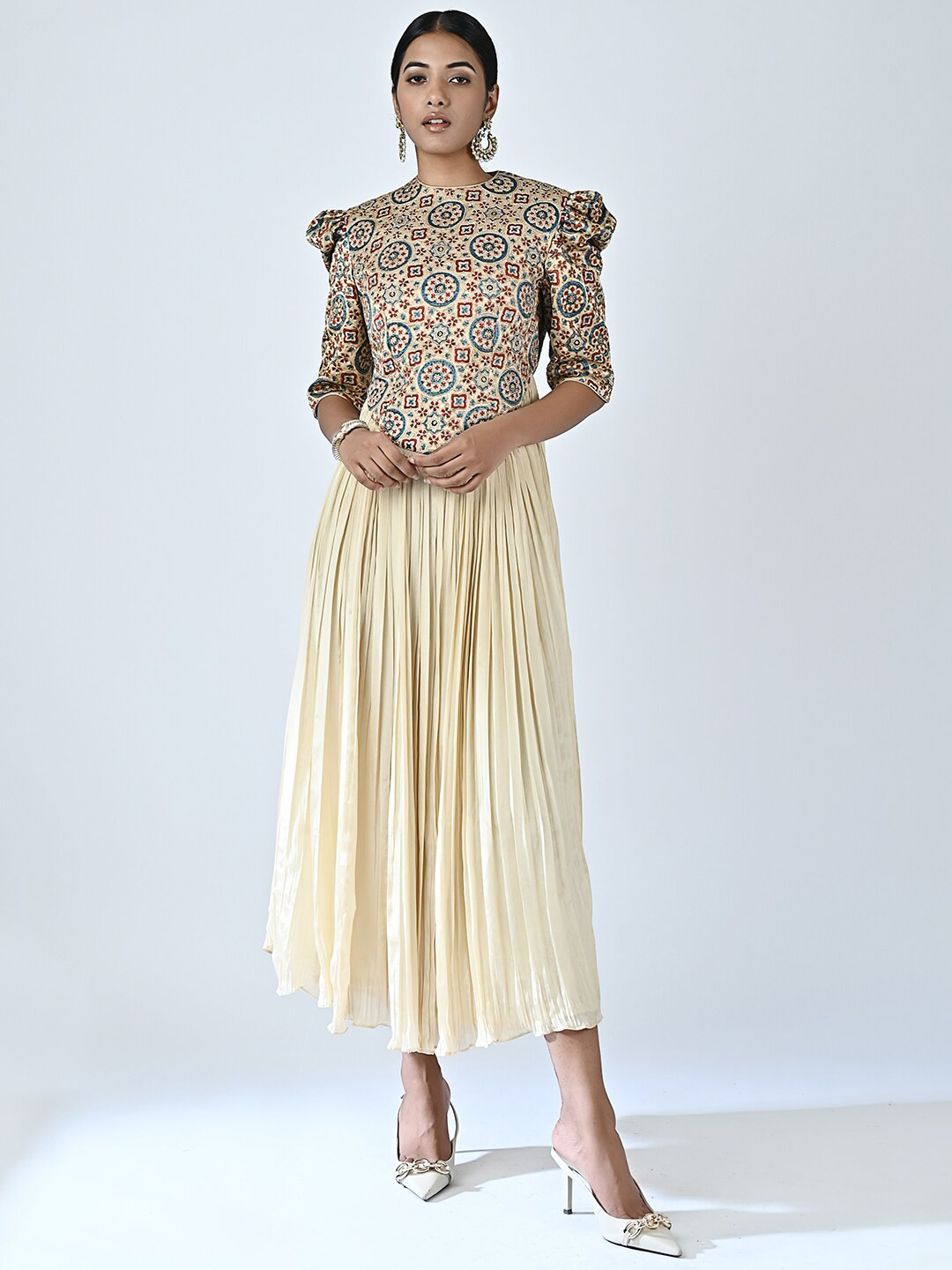 Sejal Kamdar Embellished Crepe Maxi Dress