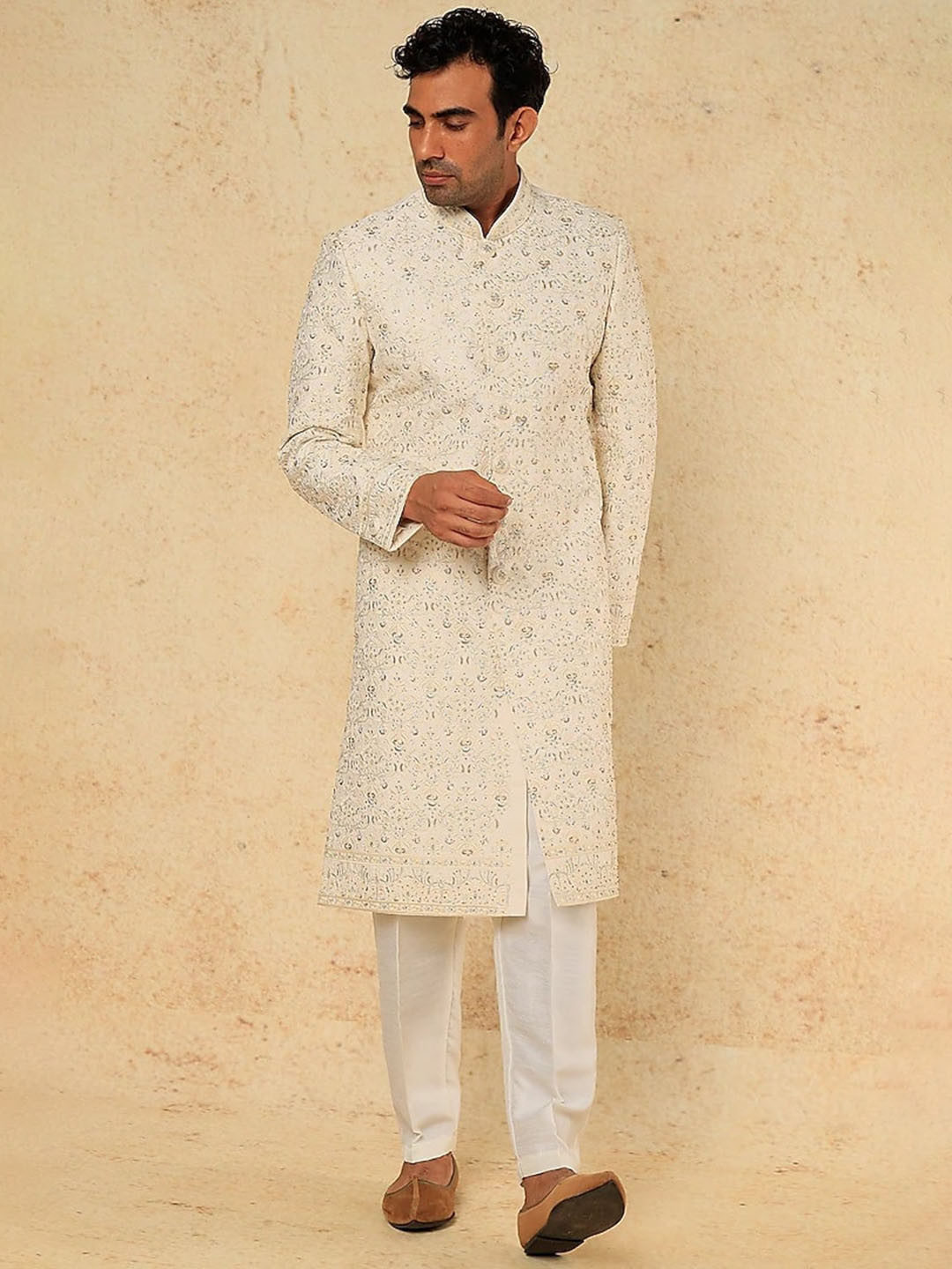 RNG Safawala Embroidered Sherwani Set