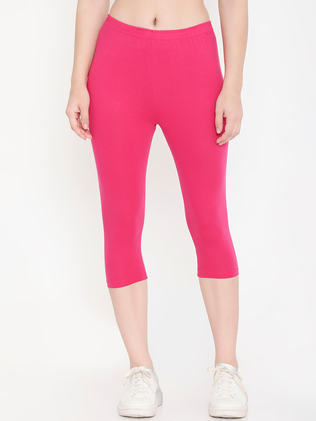 Feelings Slim-Fit Cotton Mid-Rise Capri