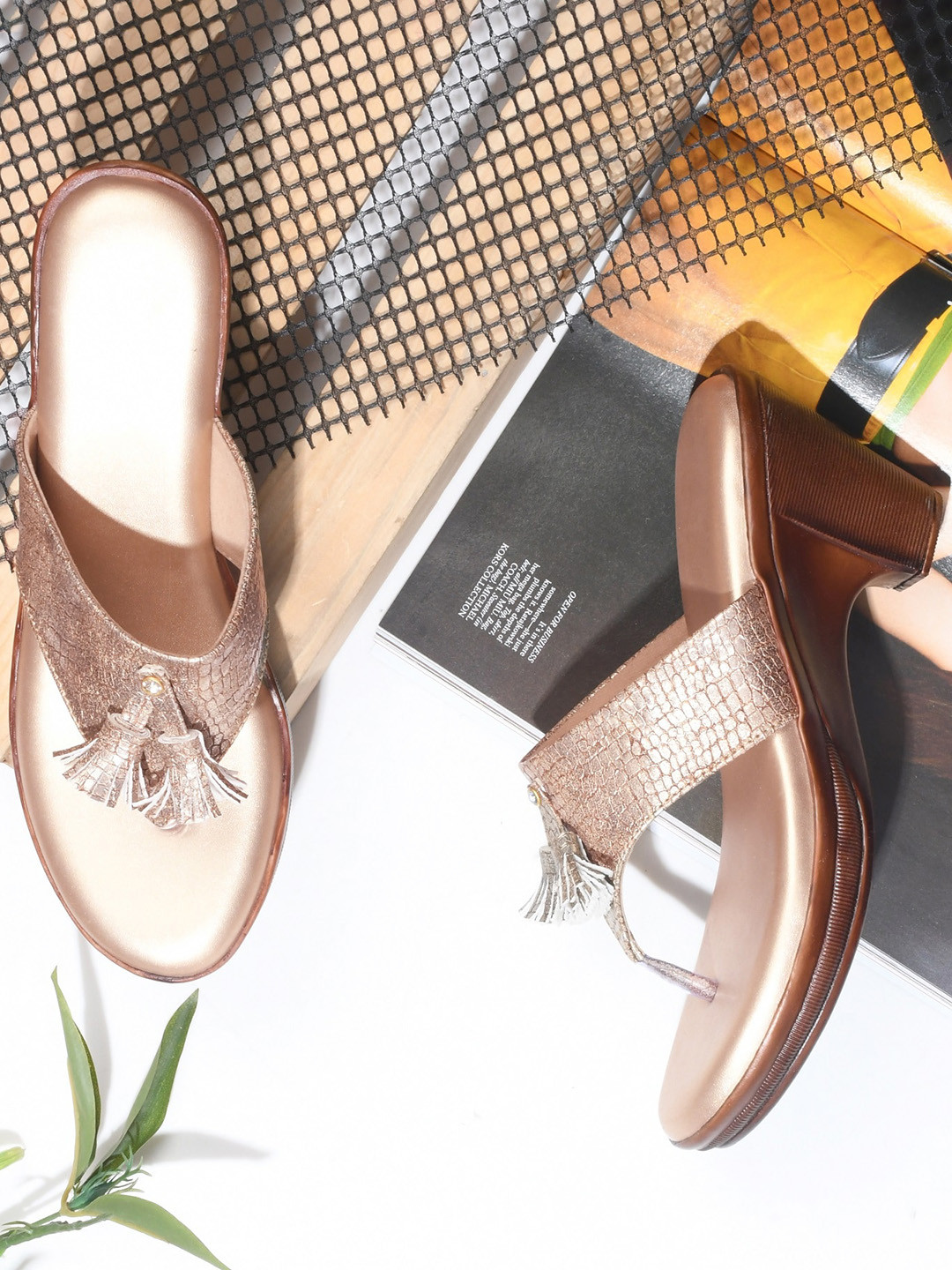 Try Me Tassalled Open Toe Wedges