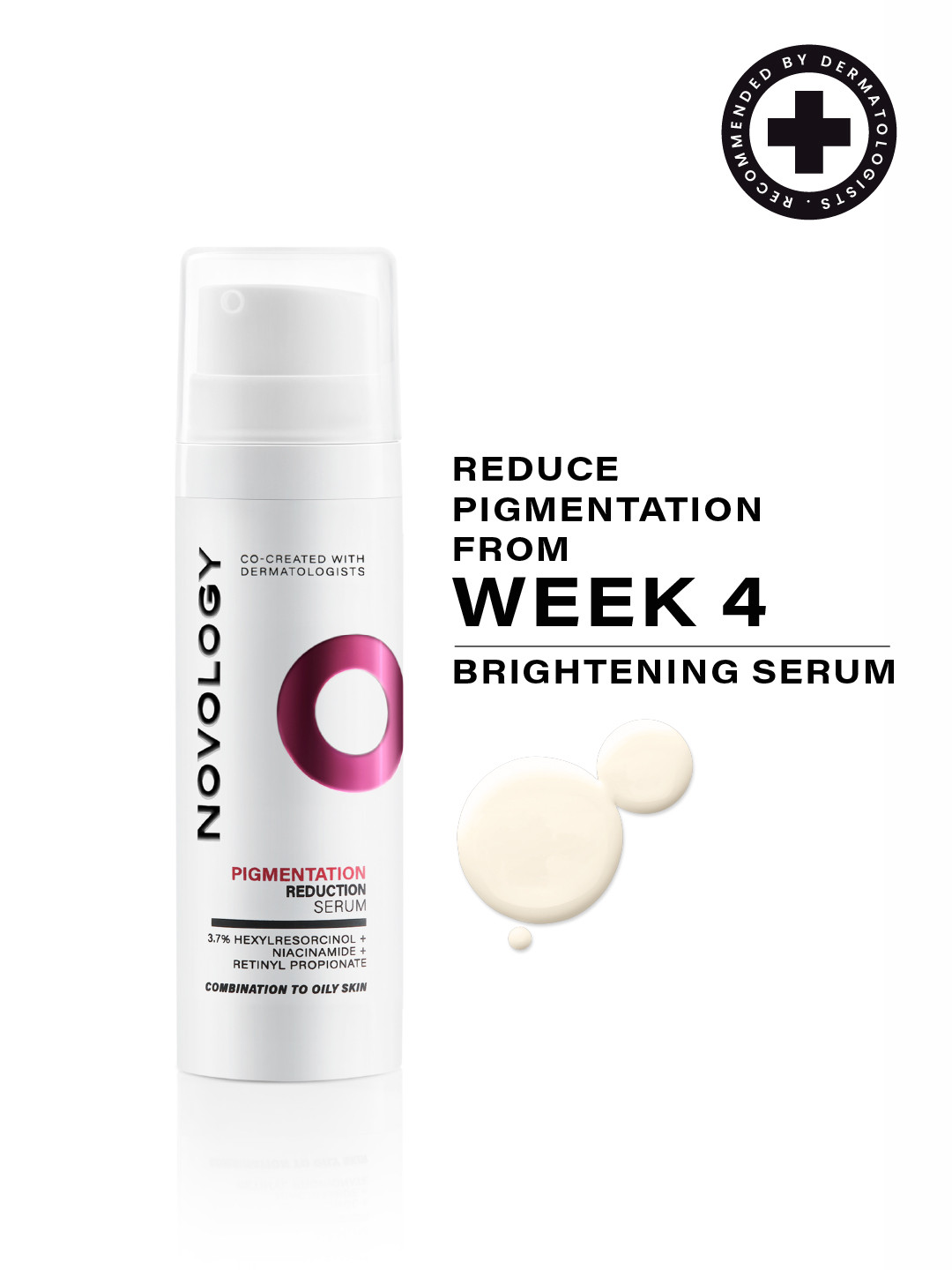 Novology Pigmentation Reduction Serum for Dark Spots & Acne Marks - 30 ml