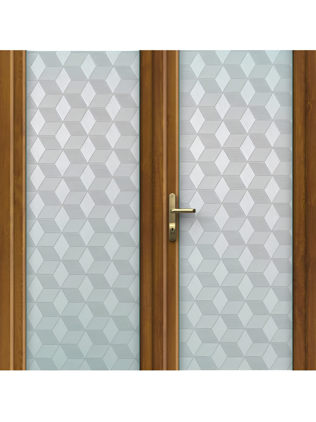 Jaamso Royals Grey & White Printed UV Protective Window Sticker