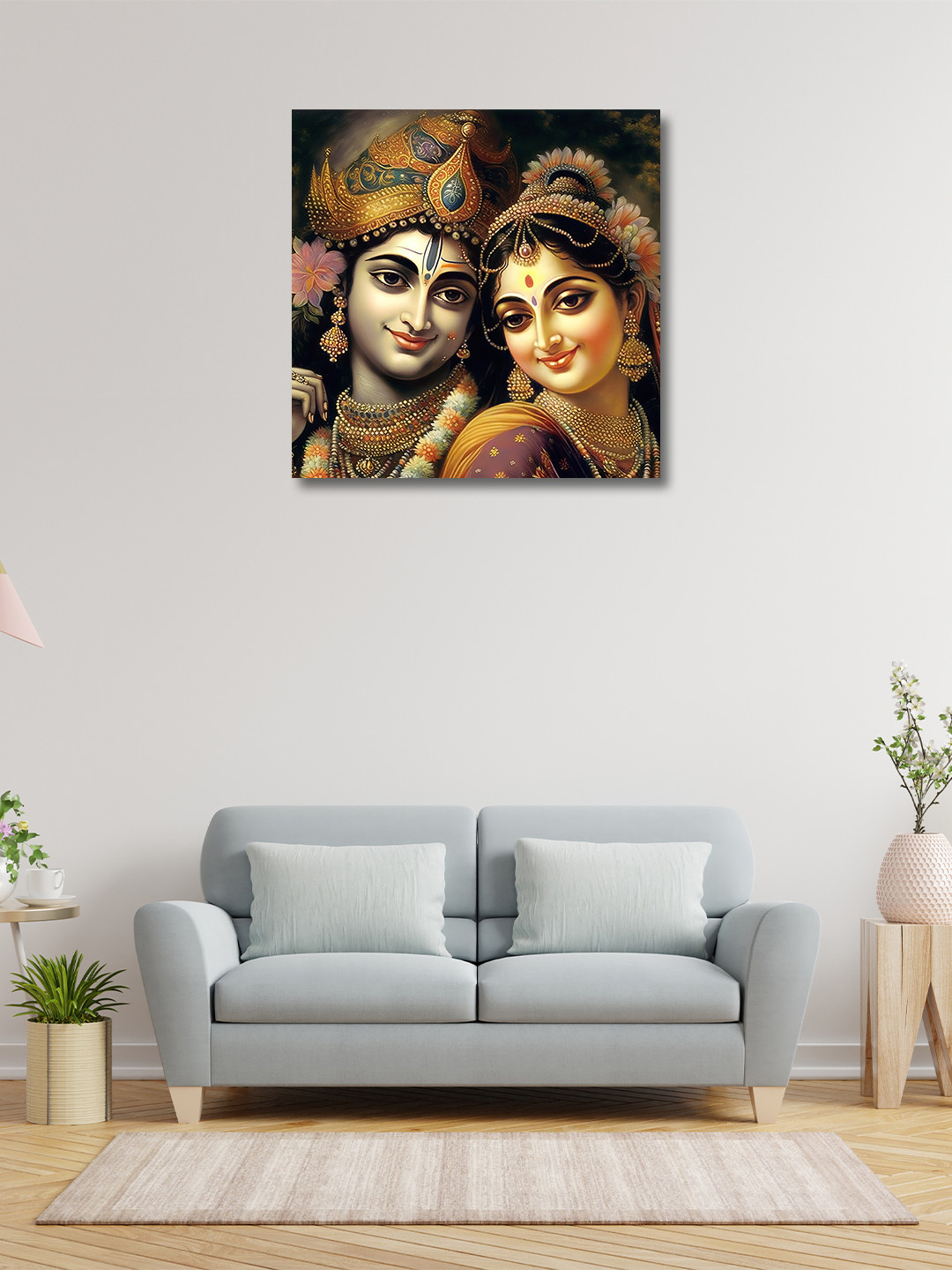 OLIVE TREE Orange & Purple Canvas Paintings Wall Art