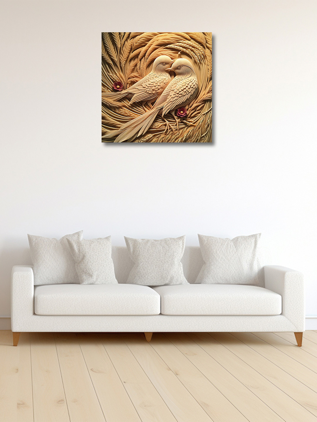 OLIVE TREE Brown Canvas Other Painting Wall Art