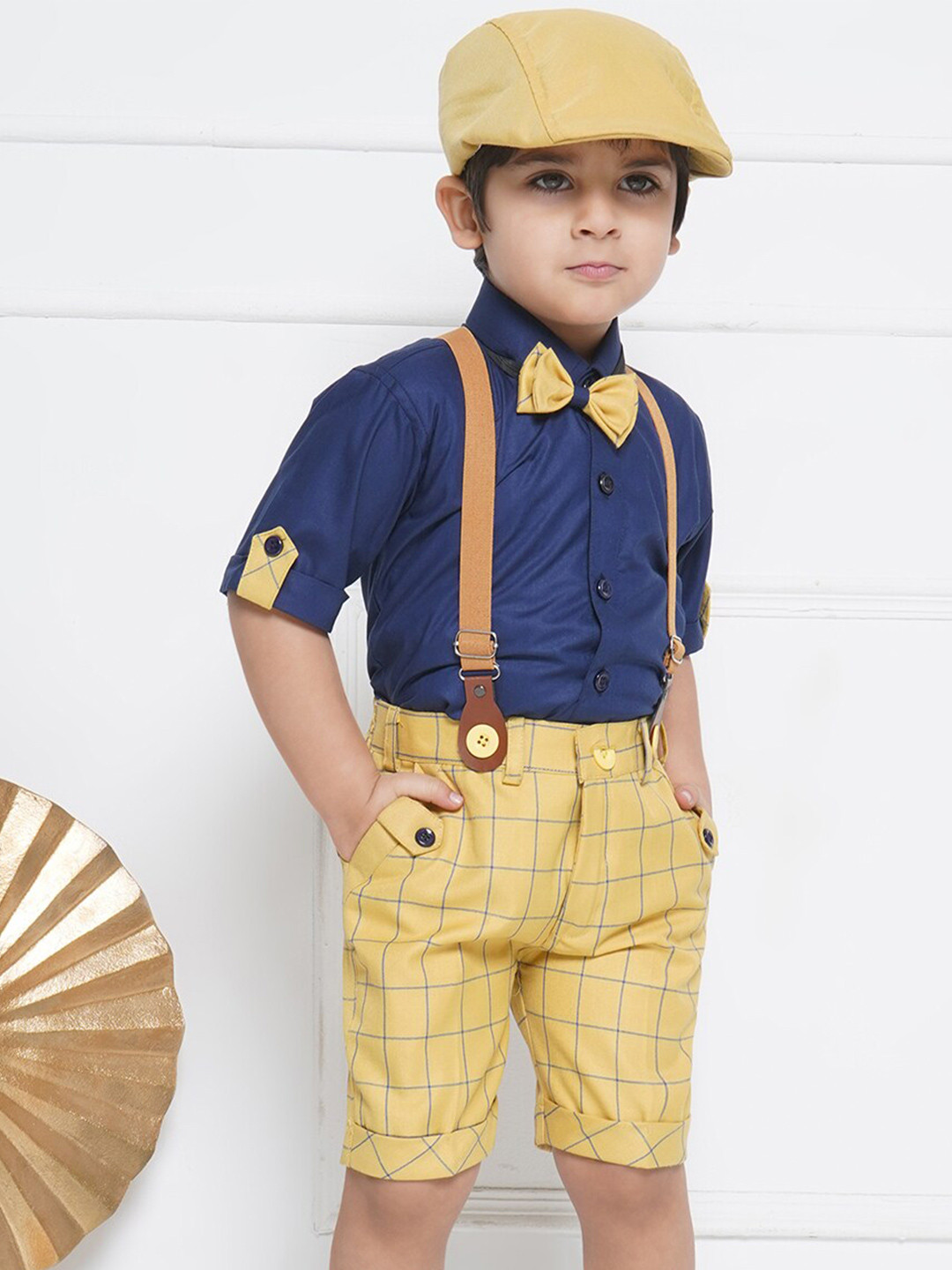 Aj DEZInES Boys Shirt with Shorts