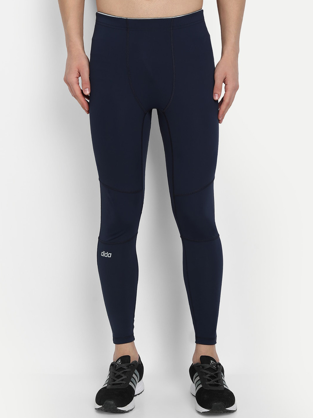 DIDA Men Compression Fit Light Weight Stretchable Ankle Length Sports Tights