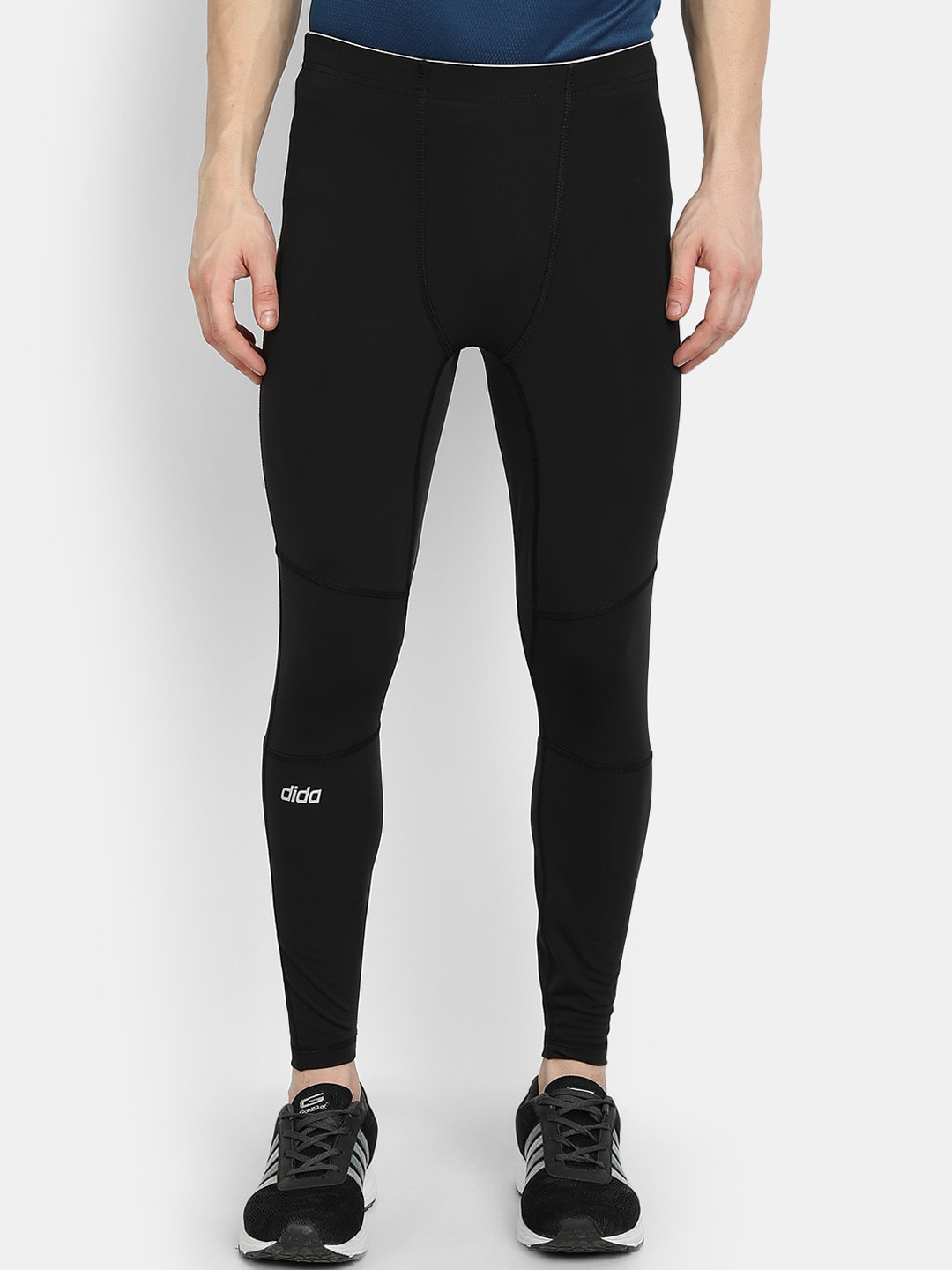 DIDA Men Compression Fit Light Weight Stretchable Ankle Length Sports Tights