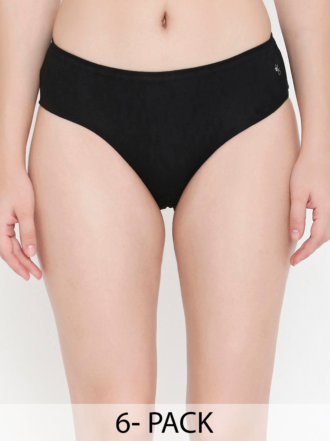 Feelings Pack Of 6 Assorted Anti Microbial Cotton Hipster Briefs