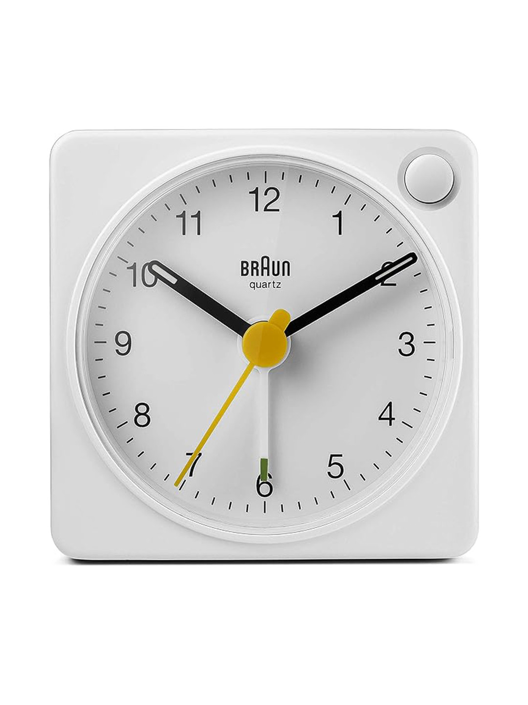 Braun White & Black Contemporary Square Shaped Alarm Clock
