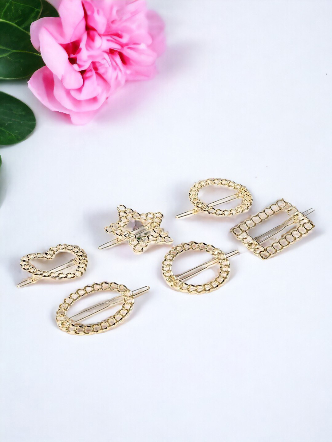 AccessHer Girls Set of 6 Bumpit Hair Pin