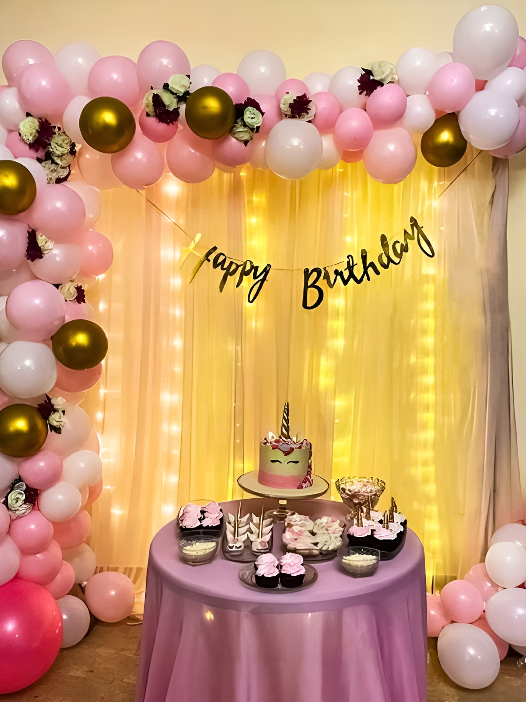 Special You Pink 74Pcs Happy Birtday Festive Decor