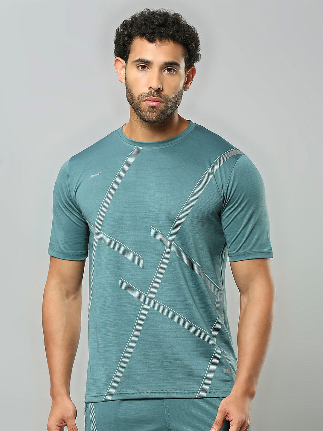 Black Panther Striped Printed Round Neck Short Sleeves Casual T-shirt