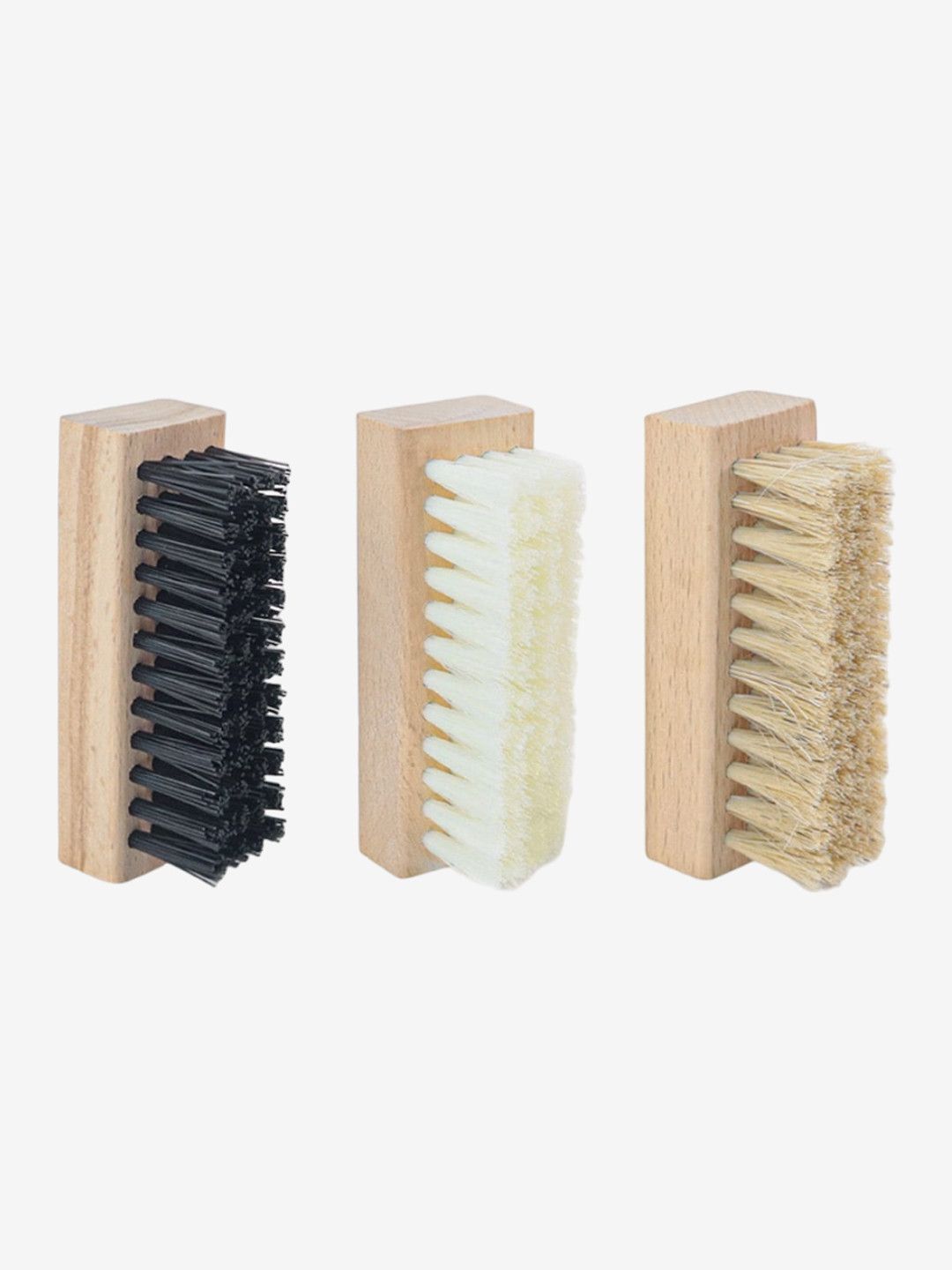 SHOEGR Set Of 3 Shoe Cleaning Brushes
