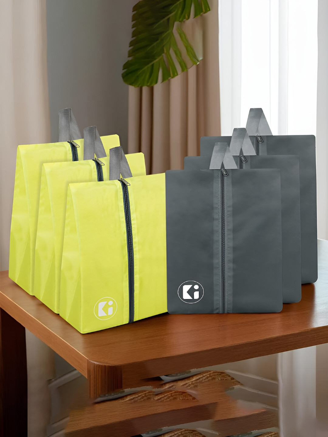 Kuber Industries Pack Of 6 Travel Shoe Bags