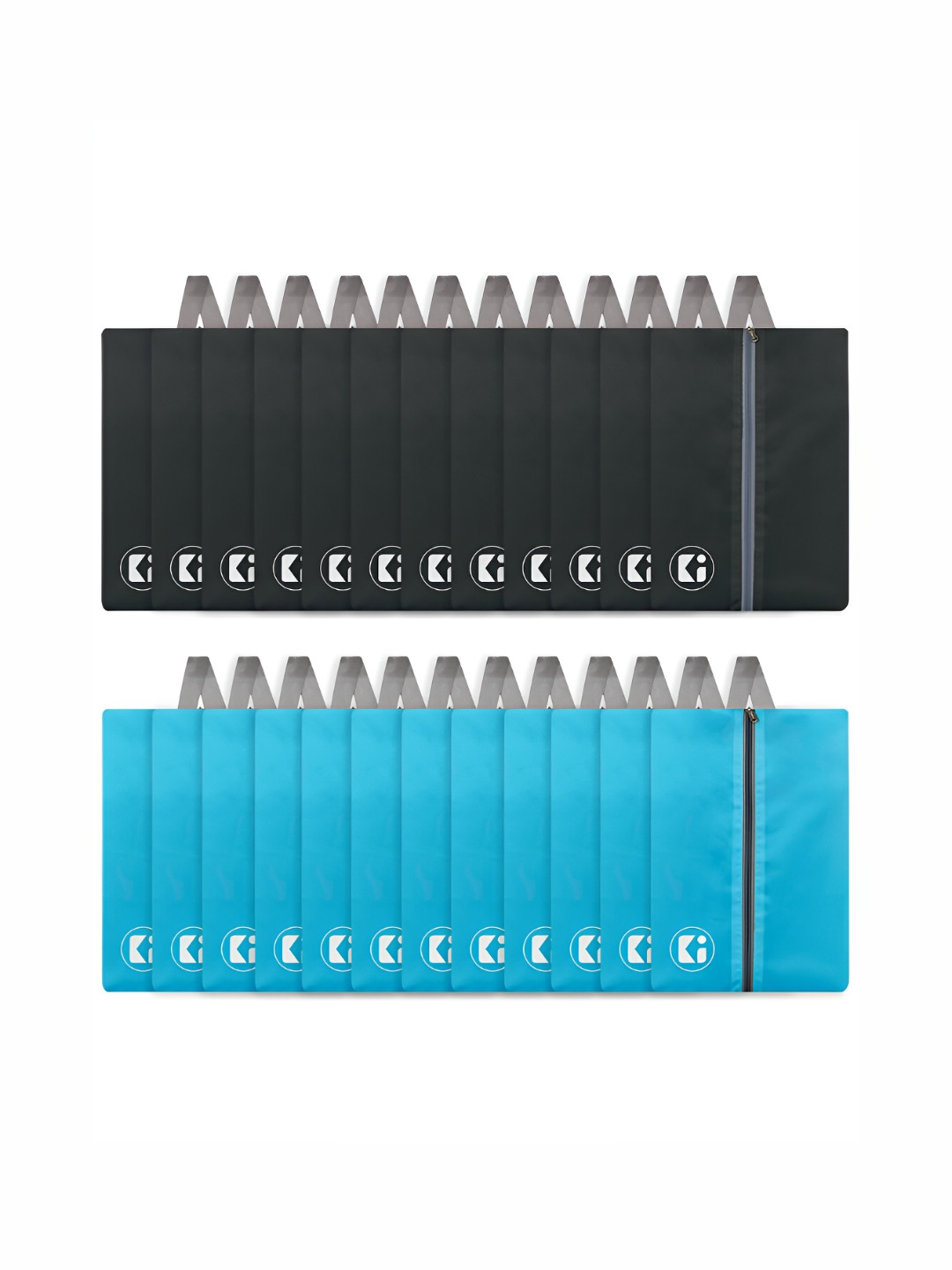 Kuber Industries Pack Of 24 Zipper Travel Shoe Organizers