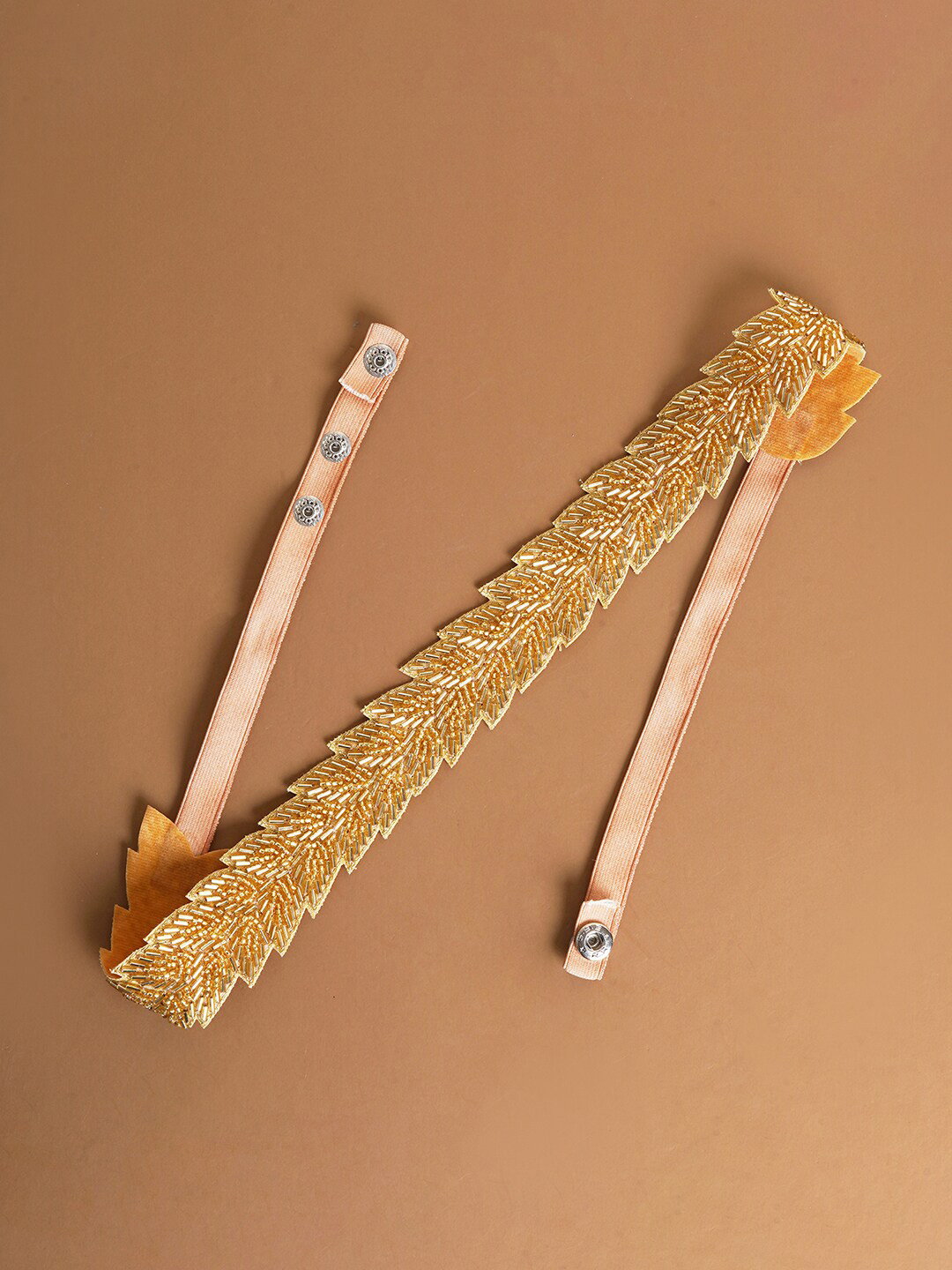 TEEJH Bead Bead Embellished Saree Accessories